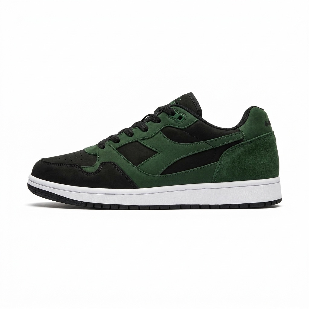 Green sneaker campaign still